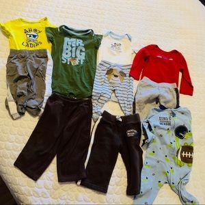 Bundle of 9 month old baby boy clothes: 10 pieces!